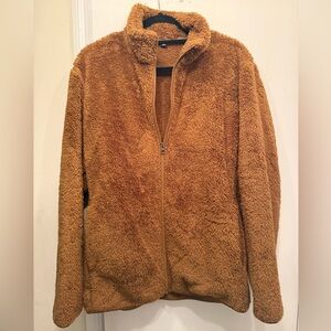 Uniqlo Brown Fleece Jacket